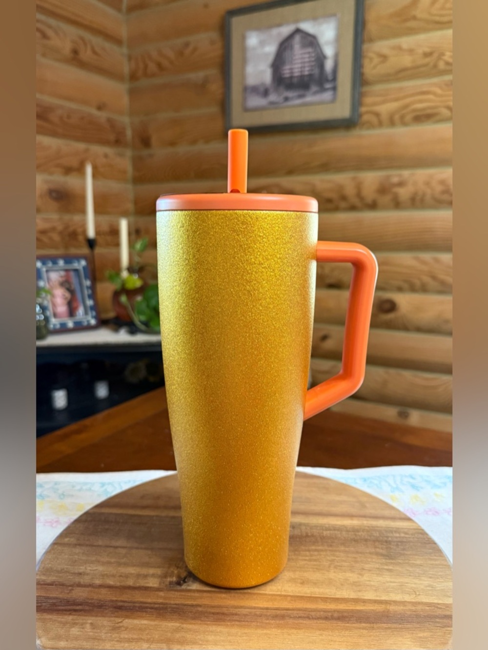 SHOWTIME Orange Glitter 40oz Brumate Era + EXCLUSIVE
